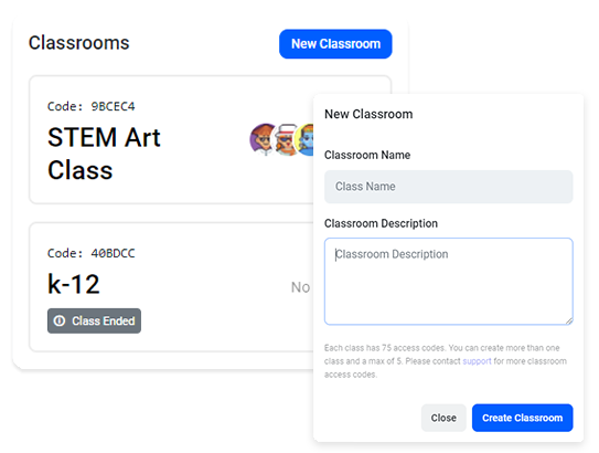 pixilart create classrooms